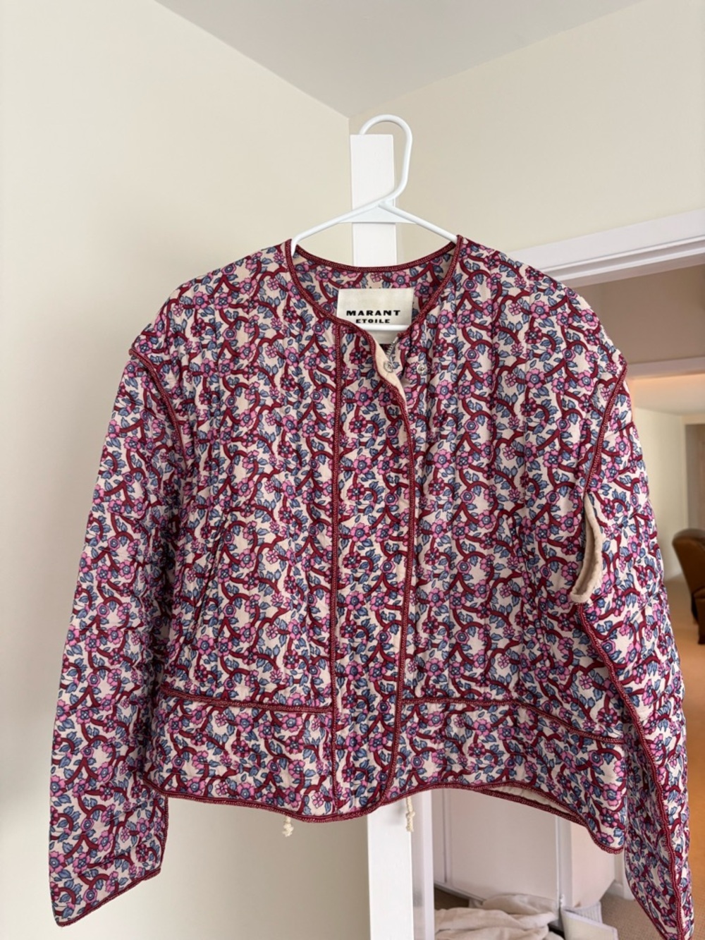 Isabel Marant étoile,  Pink Multi Paisley-Print Quilted Jacket